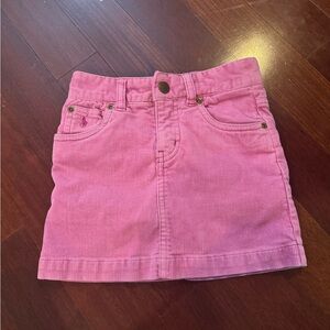 Ralph Lauren Pink Kids Corduroy Skirt with built in shorts